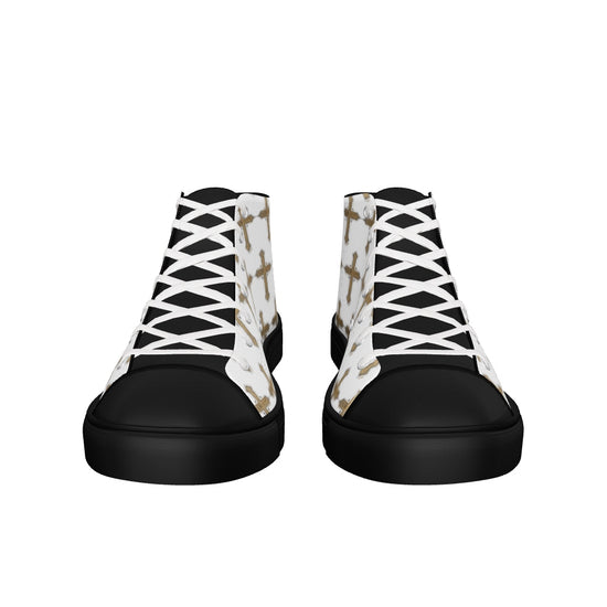 FORGIVEN Men’s high top canvas shoes