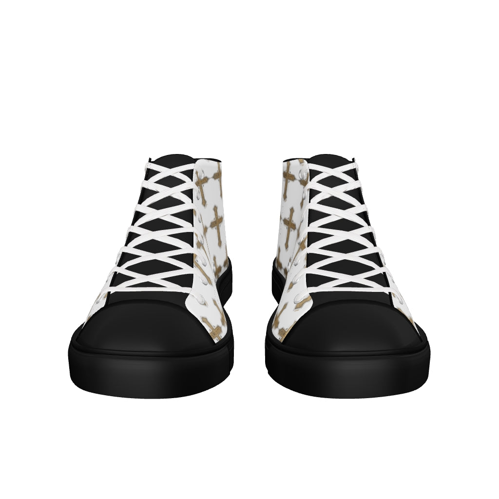 FORGIVEN Men’s high top canvas shoes